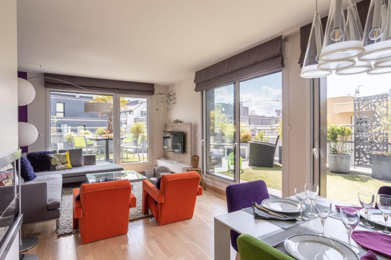 ILLANKA - Appartement 3 chambres avec parking et terrasse proche gare Rennes Extérieur photo